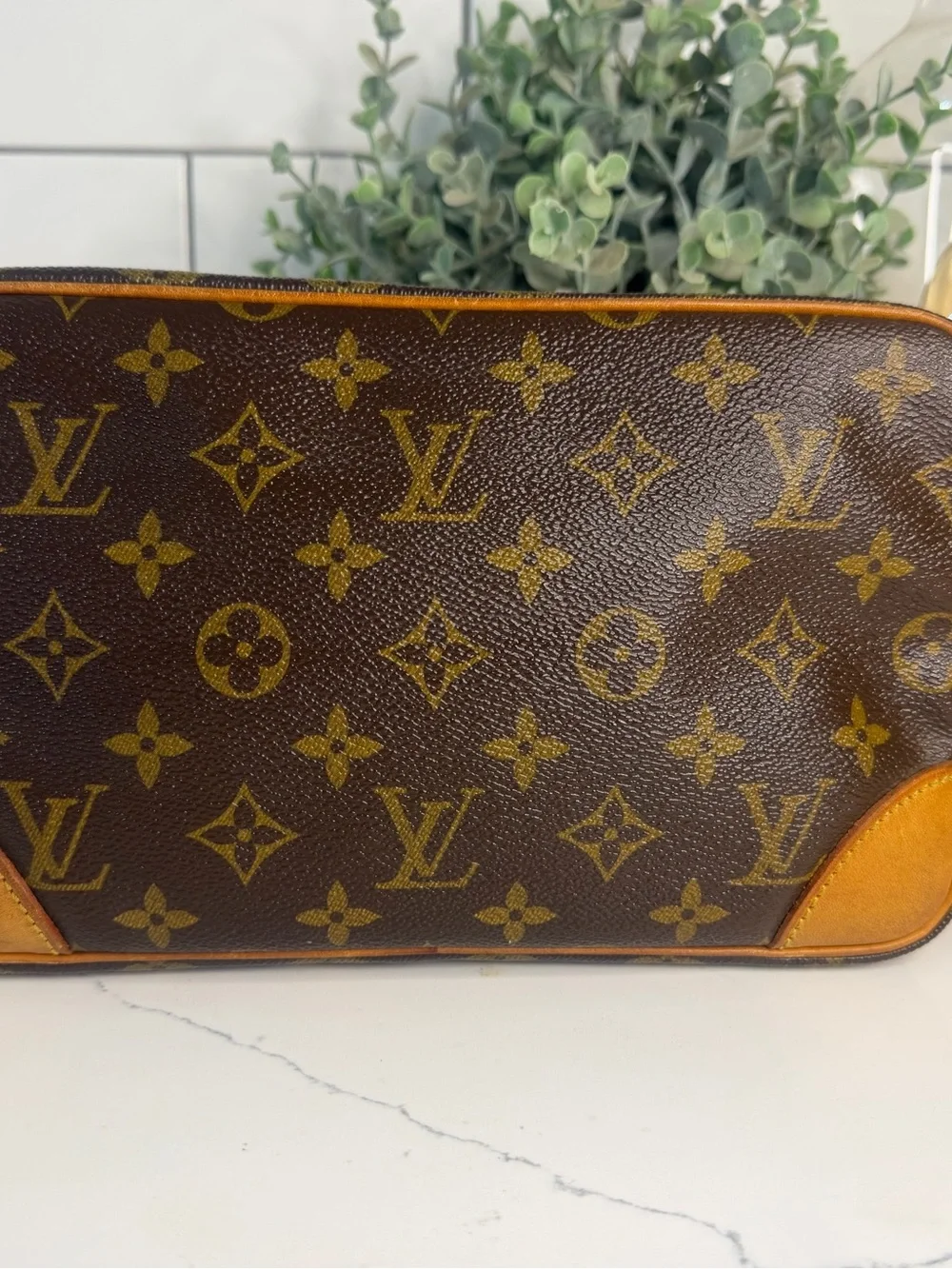 Authentic Louis Vuitton Marley Dragonne Clutch